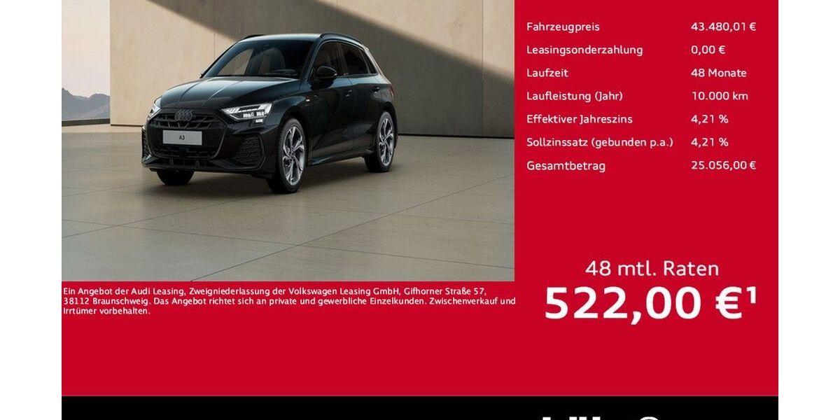 Audi A3 14.838 km 43.480 &euro; Koblenz 56070