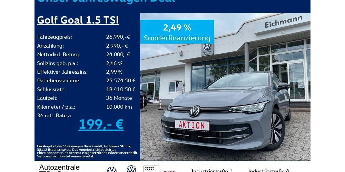 VW Golf 8.600 km 26.990 &euro; Heiligenroth 56412
