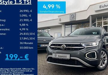 VW T-Roc 14.600 km 26.990 &euro; Heiligenroth 56412