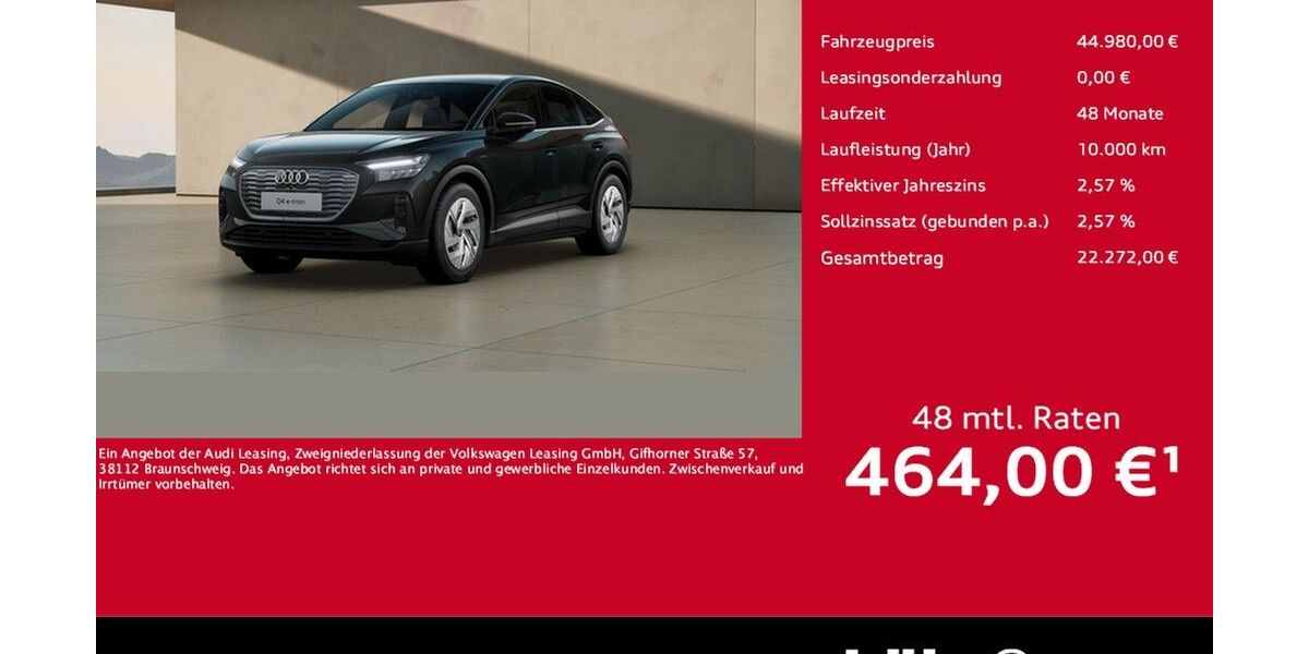 Audi Q4 e-tron 9.992 km 44.980 &euro; Koblenz 56070