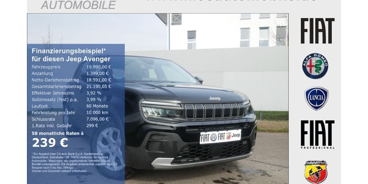 Jeep Avenger 16.930 km 19.990 &euro; Koblenz 56072